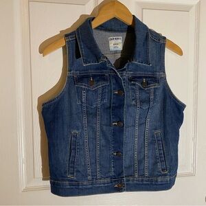 Women’s Old Navy Sleeveless Jean vest size M